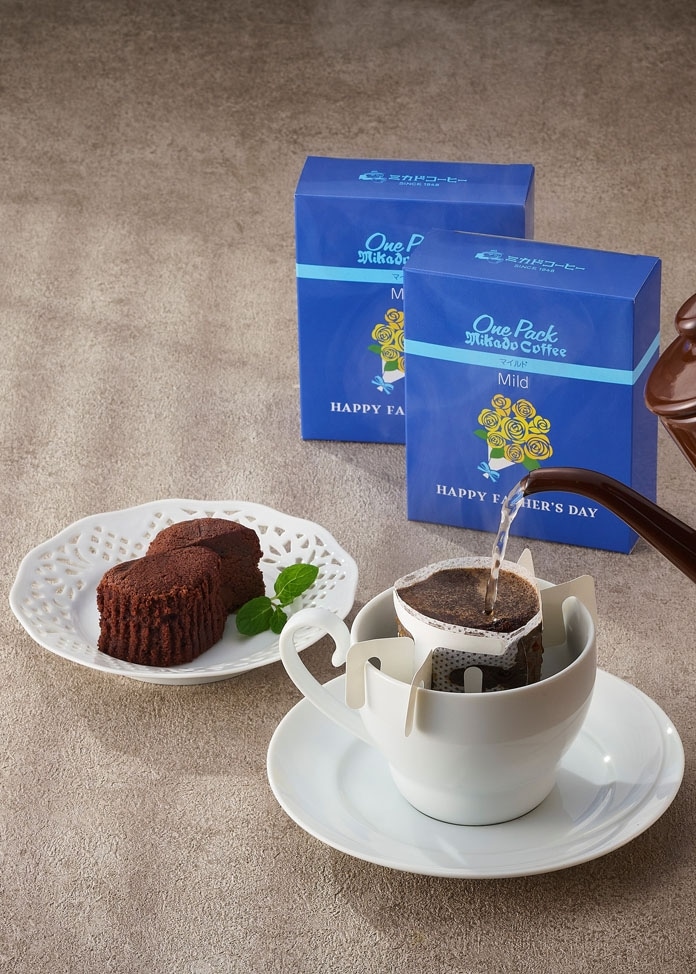 父の日パッケージワンパックコーヒー＆トリュフショコラケーキ