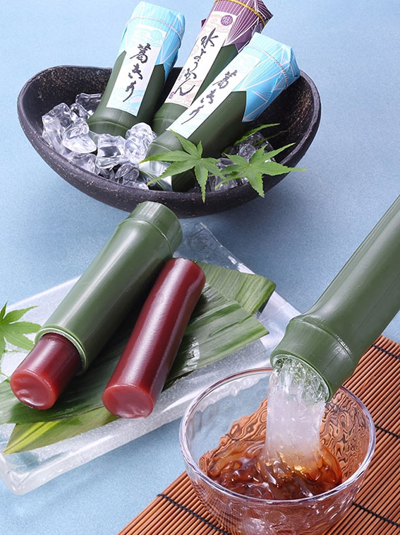 竹水羊羹と葛きり2本組 3セット