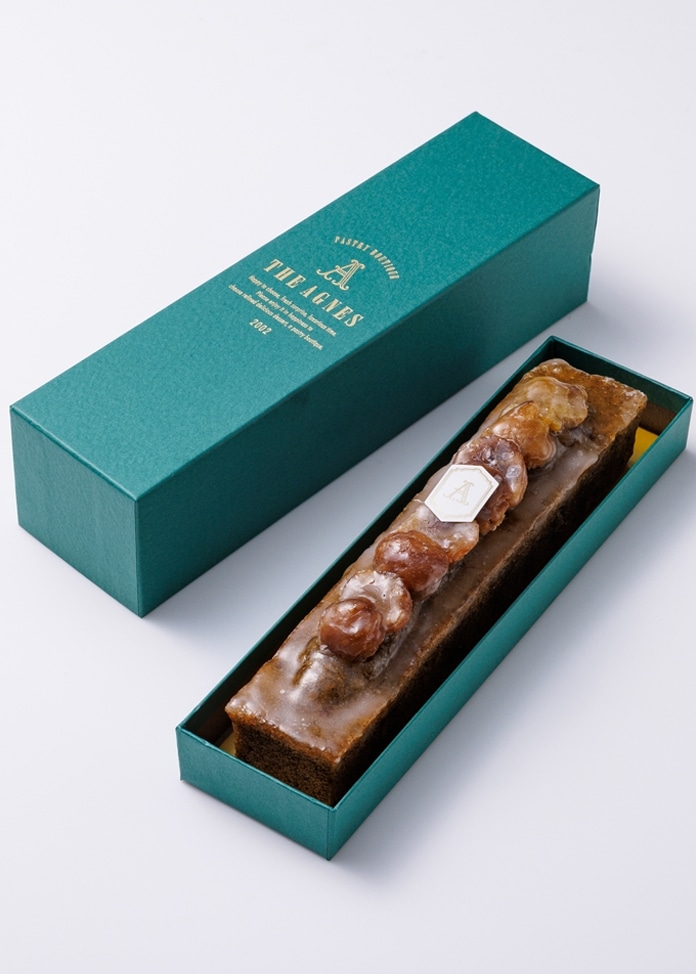 阿波晩茶と栗のケーク