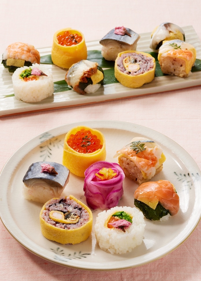 【オンワード・マルシェ限定】母の日はなどき手鞠わさび葉寿し 15個