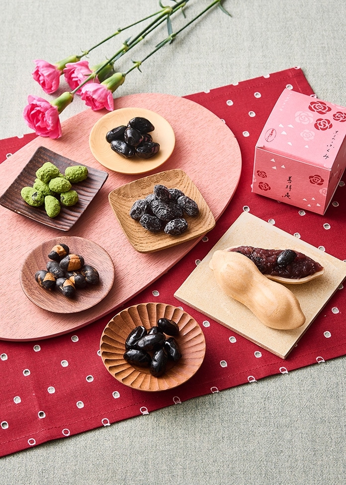 【母の日限定】季節の詰合せ＜ローズ＞木箱（小）