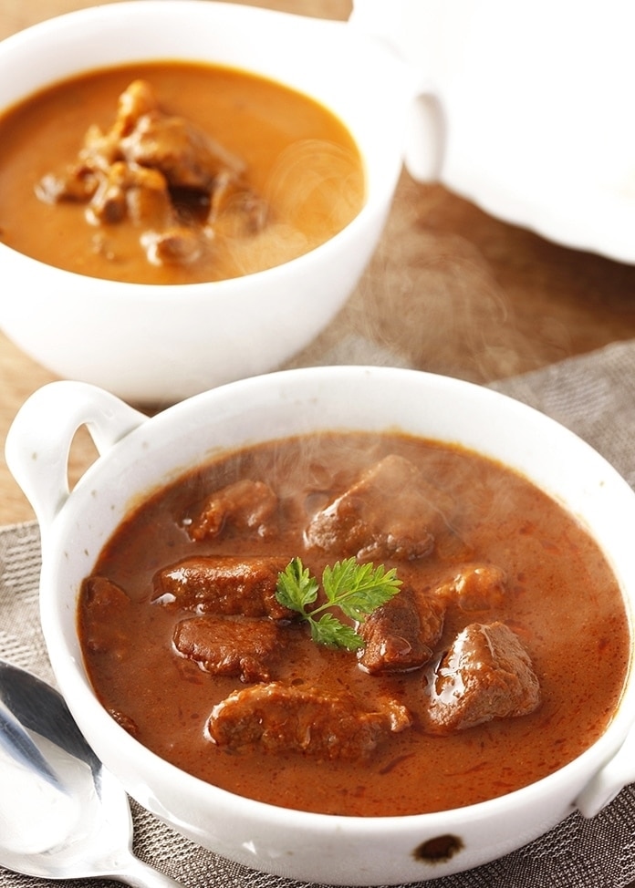 【母の日掛け紙付き】ビーフカレー＆ビーフシチュー4個セット