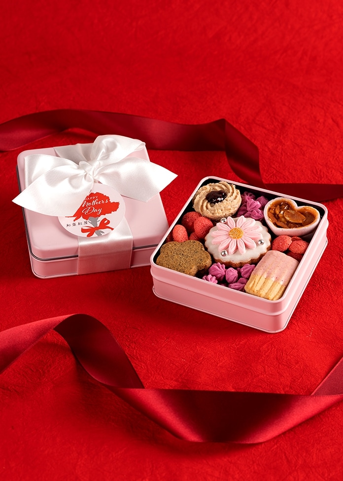 【母の日限定】紅屋のクッキー缶　彩花