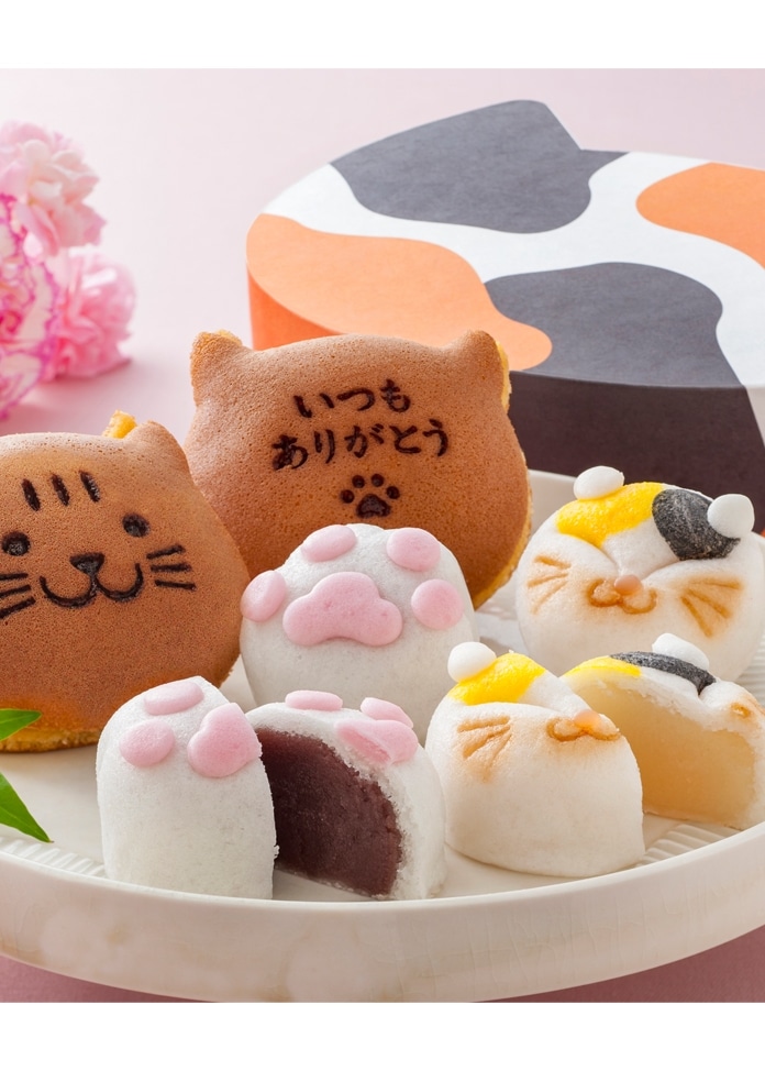 【京都 養老軒】三毛猫おやつ帖（母の日仕様）