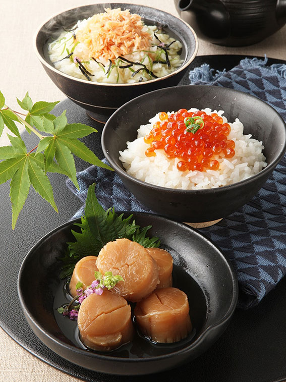 さけ茶漬・貝柱のうま煮 ビン詰2本セット