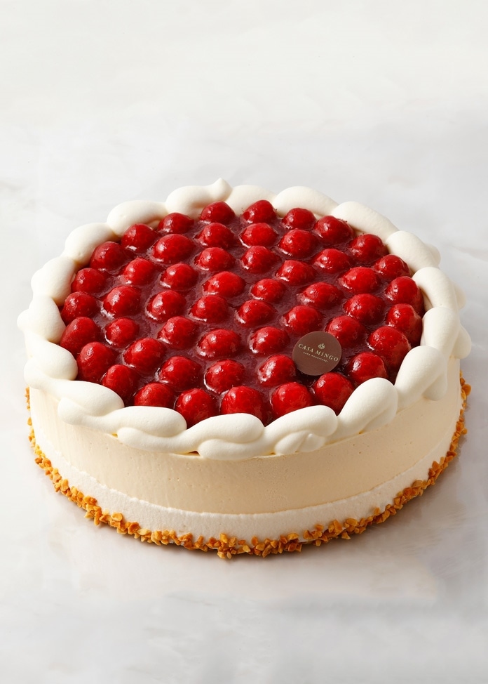 最高級洋菓子 シュス木苺レアチーズケーキ 12cm