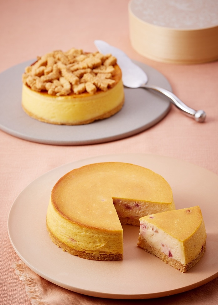 奈良のちぃずけーき木箱2個ギフト （都ちぃず・サクラちぃず）