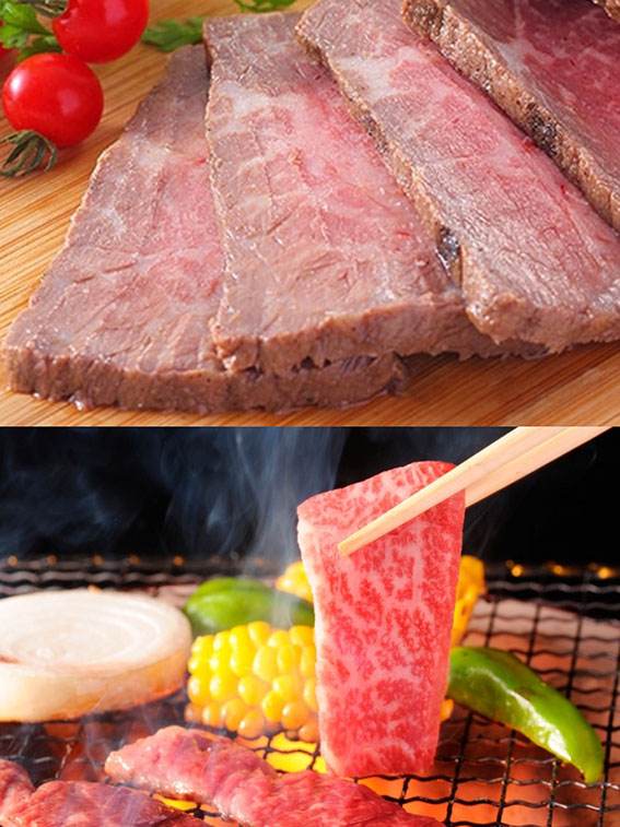 【訳あり大特価】飛騨牛のローストビーフ・ももかた焼肉用セット
