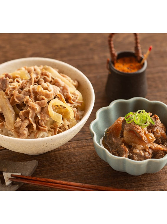 【日本料理　寺田】寺田繁監修 国産牛すじ煮込みと牛丼の素