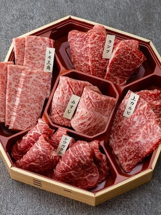 鳥取和牛 5種類の希少部位焼肉 500g