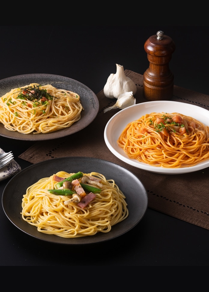 半生パスタ（あえるパスタソース付き）3種の味セット