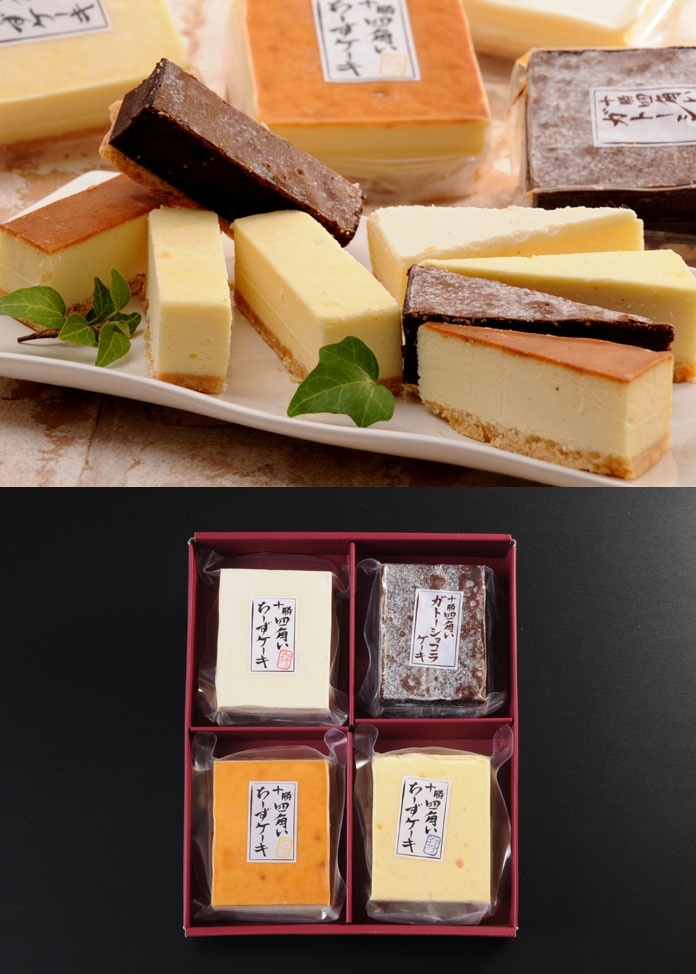 北海道　四角いチーズケーキ＆ガトーショコラ