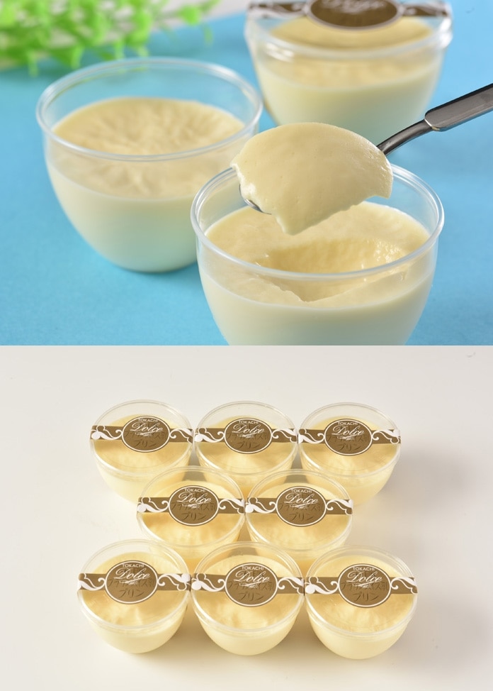 【十勝ドルチェ】十勝ブラウンスイス乳プリン　8個