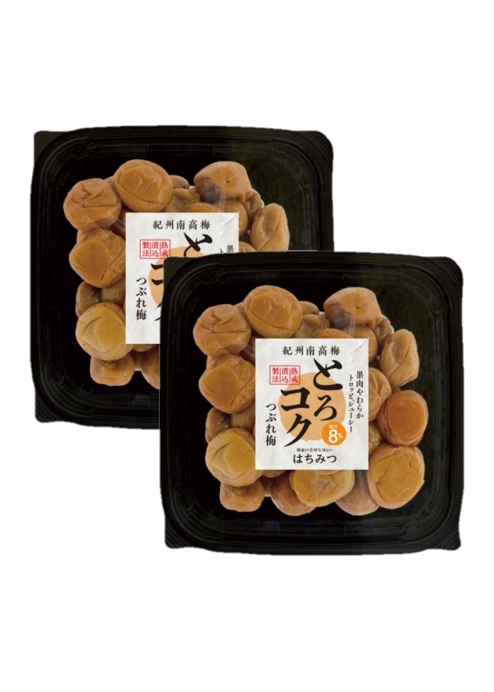 紀州とろコクつぶれ梅「はちみつ」300g×2個