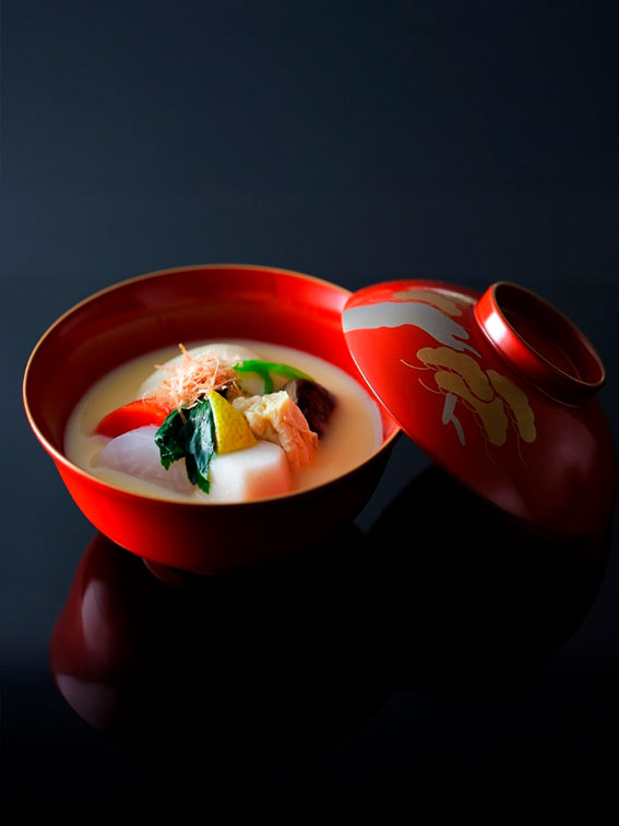 下鴨茶寮の京風雑煮